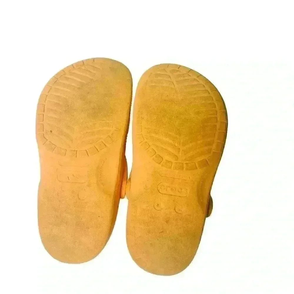 Crocs Classic Clog Unisex Orange Lightweight Casual Summer Shoes Jr 2